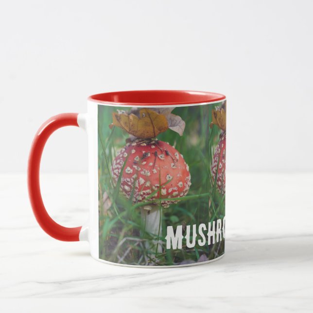 Agaricus-Pilz Tasse (Links)
