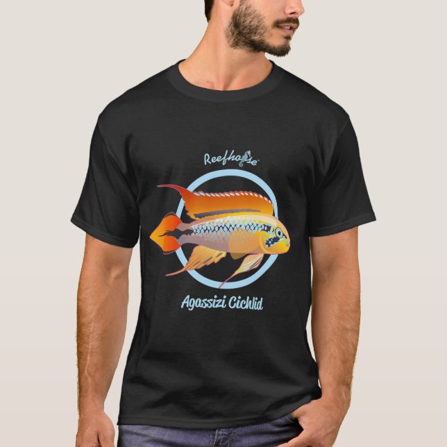 Agassizi-Buntbarsch T-Shirt (Vorderseite)