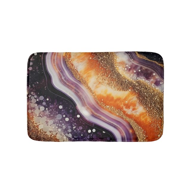 Agate Art Bath Mat Badematte (Vorderseite)