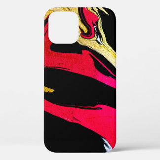 Agate Crystal. Goldener Swirl, künstlerisches Desi Case-Mate iPhone Hülle