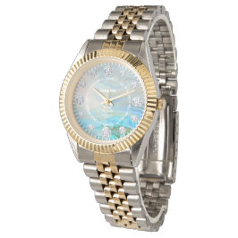 Agate Diamond Custom Sprichwort Dial Luxus Armbanduhr
