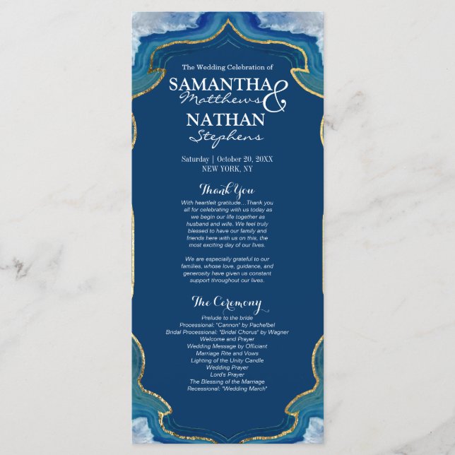 Agate Elegant Hübsch Blue Aquamarin Geode Programm (Vorderseite)