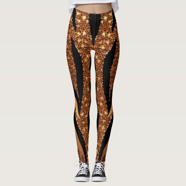 Agate glitter leggings (Vorderseite)