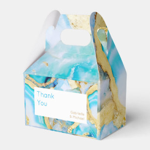 Agate Gold Luxuriöse Strandhochzeit  Geschenkschachtel