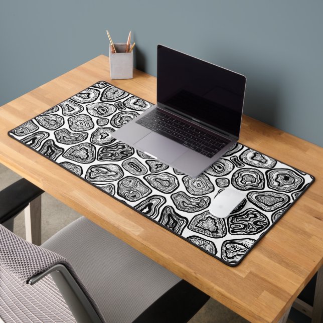Agate les tranches en noir et blanc (Bureau 2)