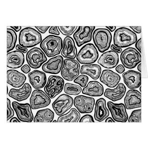 Agate les tranches en noir et blanc