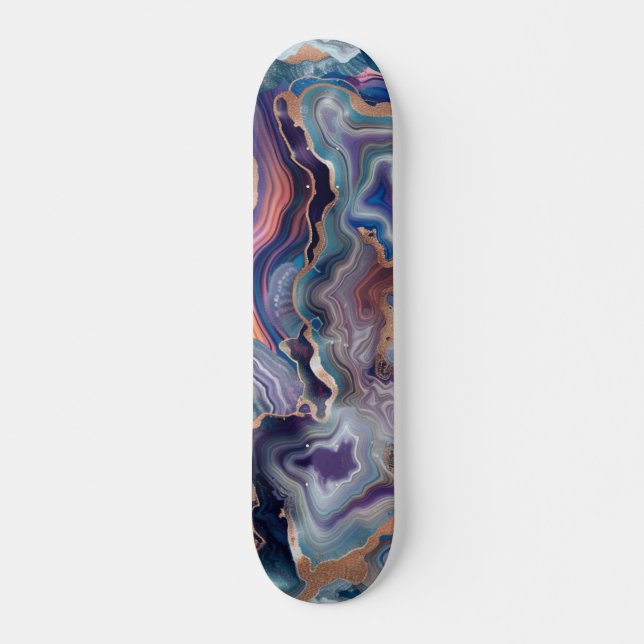 Agate Marble Skateboard (Vorne)