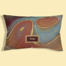 Agate Marble Strata - Burgund Rust Dusty Aqua