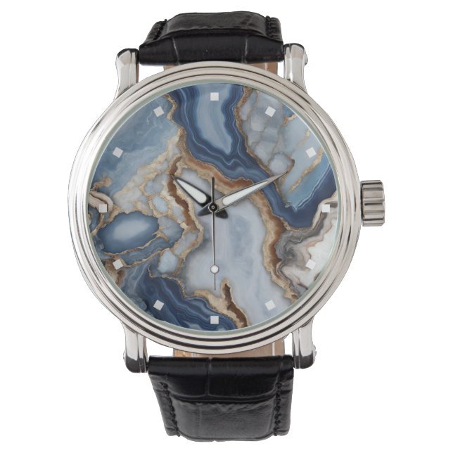 Agate Marble Watch Armbanduhr (Vorderseite)