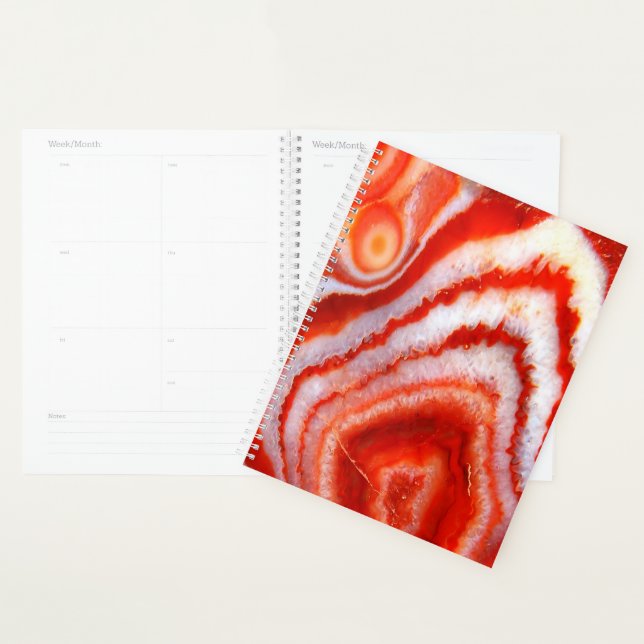 Agate Orange De Sang Tombé. (Devant avec enveloppe)