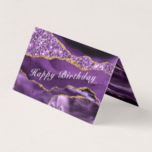 Agate Purple Gold Parties scintillant étincelle Ca