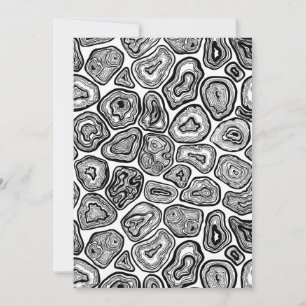 Agate-Scheiben in Schwarz-Weiß