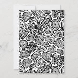 Agate-Scheiben in Schwarz-Weiß