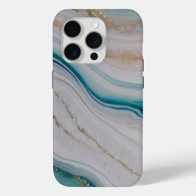 Agate Seascape Case-Mate iPhone Hülle (Rückseite)