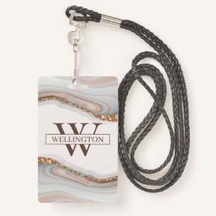 Agate Stone Marble Abzeichen Ausweis