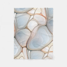 Agates & River Rocks Fleece Blanket