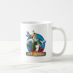 Agatha Hetrodyne - Mädchen-Genie Kaffeetasse