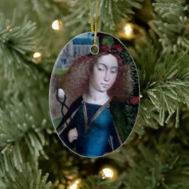 Agatha von Sizilien (Detail; M 070) Keramik Ornament