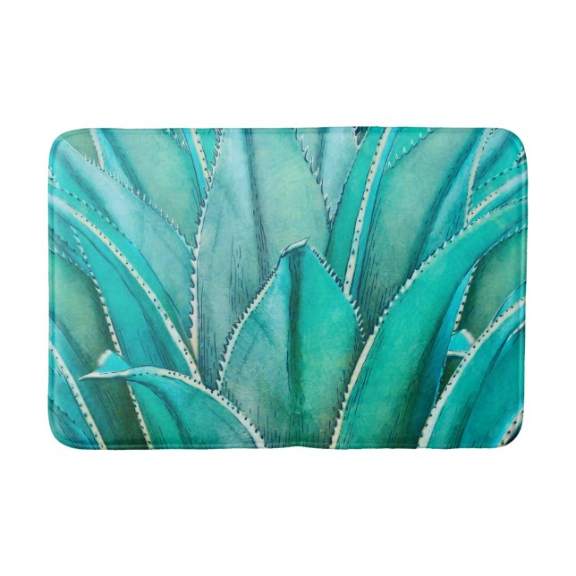 Agave Badematte (Vorderseite)