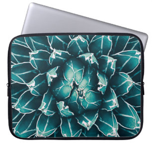 agave Kakteen, abstrakter Naturhintergrund, top vi Laptopschutzhülle
