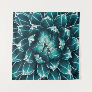 agave Kakteen, abstrakter Naturhintergrund, Topans Wandteppich