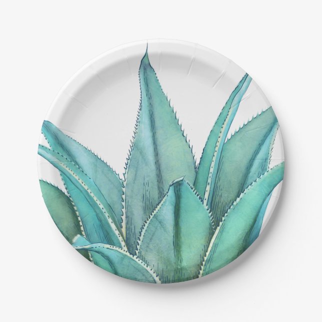 Agave Pappteller (Vorderseite)