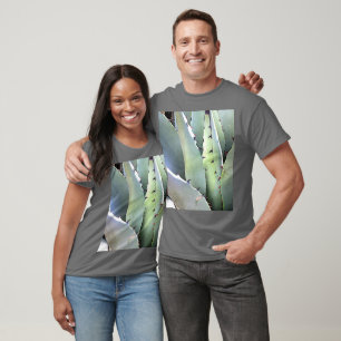 Agave Pflanze Succulent Blue Cacti Tequila Wüste T-Shirt