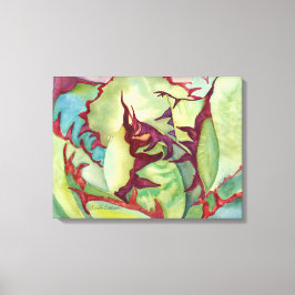 Agave Watercolor von Debra Lee Baldwin Leinwanddruck