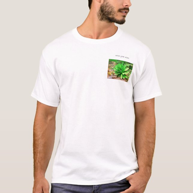 Agave - Weg im Garten T-Shirt (Vorderseite)