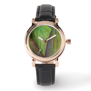 Agaven-Pflanzendetail Armbanduhr