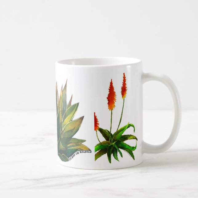 Agaven- und Aloenkaffee-Tasse Tasse (Rechts)