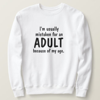 Âge Adulte Humour Sweatshirt Sweat - shirt à capuc