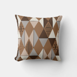 Age Art Diamonds Coffee Brown Kissen