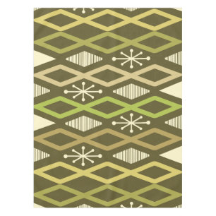 Age Diamond Columns Olive Green Tischdecke