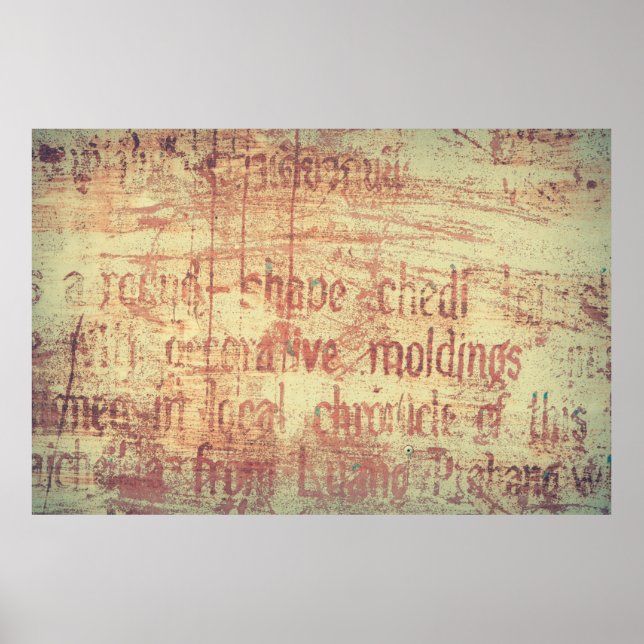 Aged aluminum background poster (Vorne)