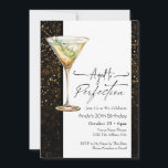 Aged to Perfection 30th Birthday Invitation Einladung<br><div class="desc">Birthday Cocktail/ martini graphic Invitations. Easy to personalize. All text is adjustable and easy to change for your own party needs. Simple Watercolor fruity drink  graphics. Invitations for him or her.  Any age,  just change the text. Aged to perfection theme</div>