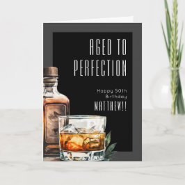 Aged To Perfection Birthday Karte