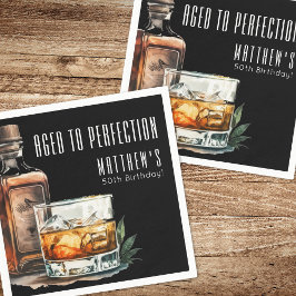 Aged To Perfection Birthday Party Serviette