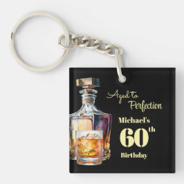Aged to Perfection Men's 60th Whiskey Birthday  Schlüsselanhänger