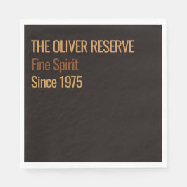 Aged to Perfection | Whisky Birthday Serviette