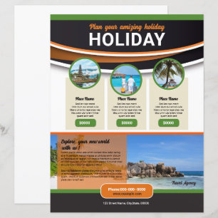 Agence de voyage Modèle de circulaire