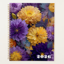 Agenda 2026 Flores Inspiración Vincent van Gogh