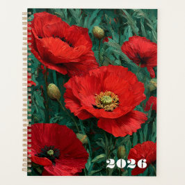 Agenda 2026 Flores Inspiración Vincent van Gogh Planer
