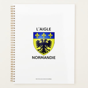 Agenda avec le blason de L'Aigle - Normandie