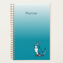 Agenda Chien Turquoise