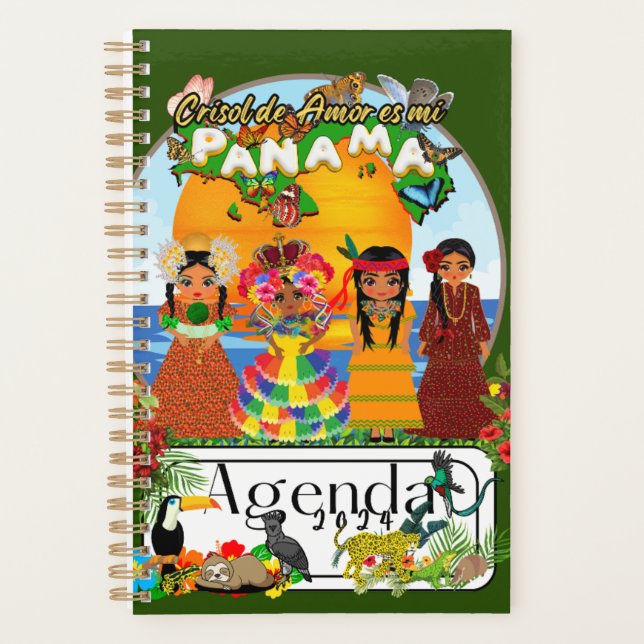 Agenda Crisol de Amor es mi Panamá (Devant)
