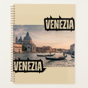 Agenda élégant avec photo de Venise - Planifiez vo