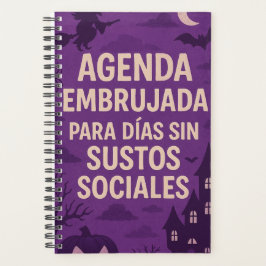 Agenda embrujada pequeña tapa blanda planer
