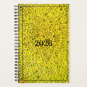 Agenda personnalisable tournesols