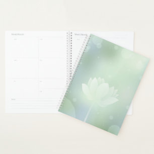 Agenda quotidien à couverture rigide Blooming Lotu